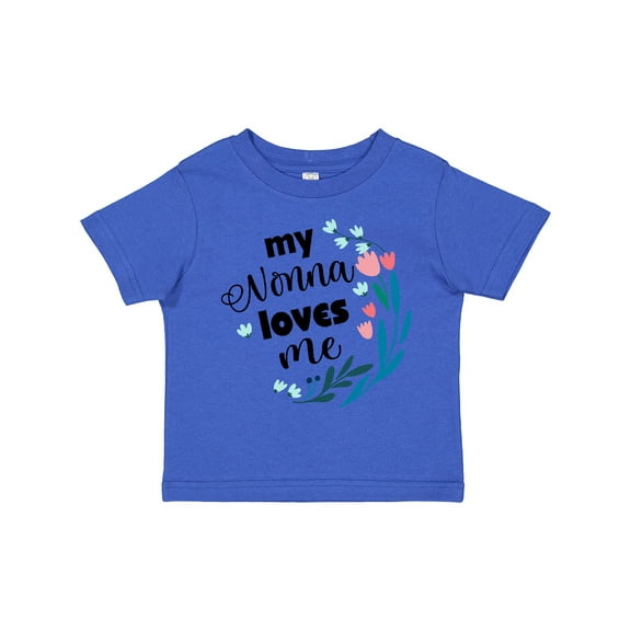 Inktastic My Nonna Loves Me for Girls Granddaughter Girls Toddler T-Shirt
