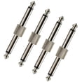 thumbnail image 1 of Conector Acoplador de Pedal de de Guitarra de 4 Piezas de 6,35 Mm para Accesorios de Guitarra, 1 of 6