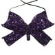 thumbnail image 2 of Sujetador de danza del vientre perfecl con lentejuelas mariposa Morado 1, 2 of 8