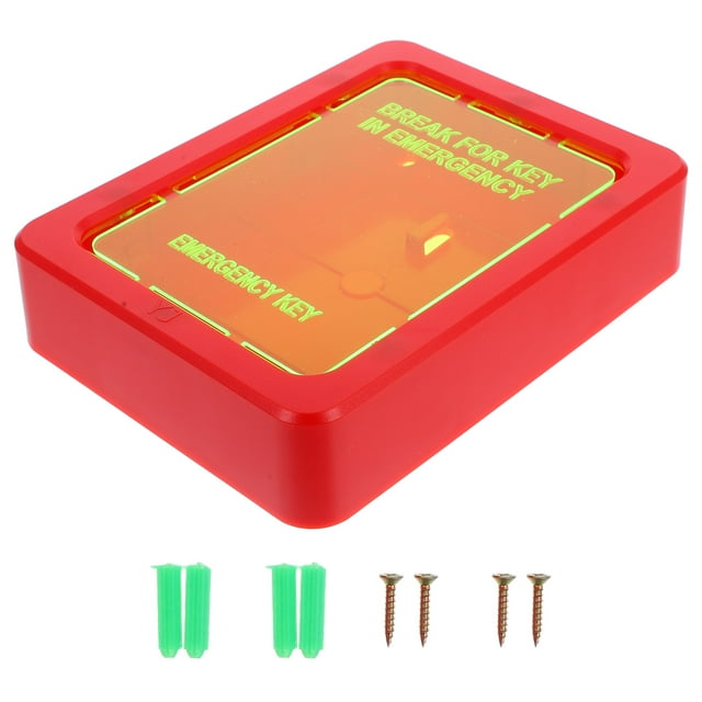 BRIGHTFUFU 1Jgo Gabinete Montable Para Extintor Con Caja De Llaves Segura Y Funcional