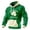 #03Green, variant on Men's St Patricks Day Sweatshirt Green Clover Irish Hoodie Cross Shamrock Printed Pullover Sweat shirts Brown 2XL