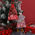 thumbnail image 3 of Toyvian 50pcs Bolsas con cordón Bolsas de gasa transparente Bolsas de joyería de diseño de copo de nieve Bolsas de regalo Artículos de fiesta para embalaje de boda Cumpleaños (Rojo + Blanco), 3 of 7