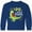 Royal Blue, variant on Inktastic 100 Days of School Green Dinosaur Long Sleeve Youth T-Shirt