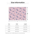 thumbnail image 5 of Yiaed Butterfly Print Blanket Throw Blanket Soft Cozy Flannel Blanket for Home Bed Sofa Couch Chair-60"x50", 5 of 6