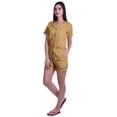 thumbnail image 2 of Moomaya Ensembles de Sommeil pour Femmes avec Shorts Pyjama Imprimé T-Shirts de Nuit à Manches Courtes, 2 of 6