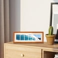 thumbnail image 6 of Picture Frame 5x13 Inch, Long Wooden Photo Strip Frame with 6 Openings, Collage Frames for Tabletop Home Office Desk Display, 6 of 6