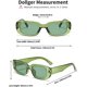 thumbnail image 4 of Gafas de sol rectangulares para mujer, gafas de sol de moda retro UV, 4 of 5