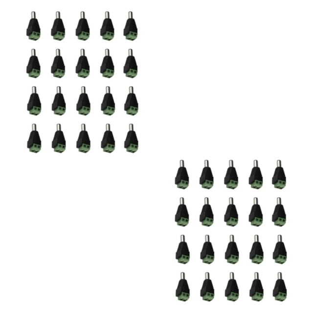 Cateissary 20 piezas ABS eficiente conector adaptador de enchufe para varios dispositivos adaptador conector KAdapter verde Verde 2Conjunto