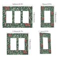 thumbnail image 2 of Yayeee Rocker Switch Wall Plate 2-Gang 4.7"x4.6" Home Decorative Outlet Cover, Christmas Candy Cane, 2 of 6