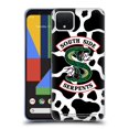 thumbnail image 1 of Head Case Designs Officially Licensed Riverdale South Side Serpents Cow Logo Soft Gel Case Compatible with Google Pixel 4, 1 of 7