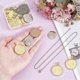 thumbnail image 4 of 10 Pcs Round Bezel Pendant Trays, for Photo DIY Jewelry Making, 4 of 5