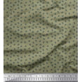 thumbnail image 1 of Soimoi Cotton Voile Fabric Leaves & Floral Shirting Print Fabric by The Yard 42 Inch Wide, 1 of 1