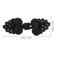thumbnail image 3 of 10Pcs Chinese Closure Buttons Knot Buttons Closure Sewing Buttons Fastener, 3 of 4