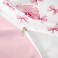 thumbnail image 4 of Erosebridal Initial Alphabet A Twin Bedding,Dreamy Princess Bowknot Duvet Cover Set For Bowtie Girls 2-Piece,No Comforter,Reversible, 4 of 6
