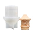 thumbnail image 1 of Aromaterapia Molde de vela de silicona DIY Haciendo artesanías para hornear Chocolate Molde de cera Adornos Ornamentos Suministros Regalos DIYOO HA012525-02, 1 of 7