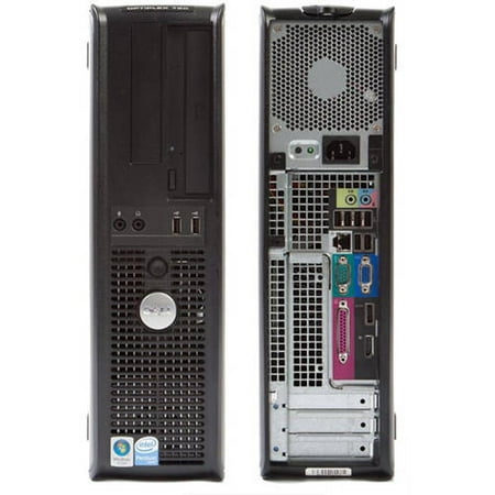 Refurbished Dell 760 DT/SFF Desktop PC with Intel Core 2 Duo E7400 Processor, 4GB Memory, 250GB Hard Drive and Windows 10 Home (Monitor Not