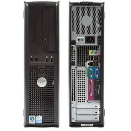 - Refurbished Dell 760 DT/SFF Desktop PC with Intel Core 2 Duo E7400 Processor, 4GB Memory, 250GB Hard Drive and Windows 10 Home (Monitor Not Included)