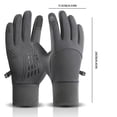 thumbnail image 5 of Hombres Mujeres Guantes Calefactores USB Pantalla Táctil Térmico (gris), 5 of 5