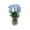 F, variant on Handcrafted Glass Flower Bouquet Desktop Ornament Decorative Figurine for Home Office Tabletop Display Decor