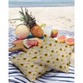 thumbnail image 3 of Farmhouse Sunflowers with Daisy and Bee Outdoor Pillow Covers Set of 2, Decorative Waterproof Throw Pillow Case, Spring Floral Cotton Linen Soft Cozy Cushion Pillowcases, 3 of 6