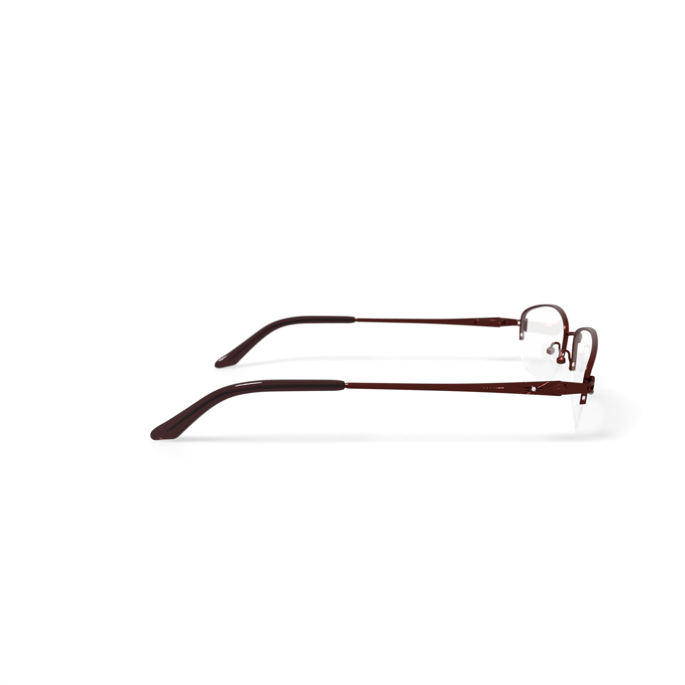 Christie Brinkley Women's Auspicious Rectangular Prescription Eyeglasses with Case, Brown