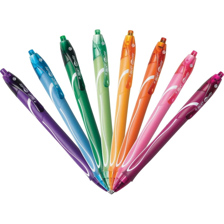 Gel-ocity Quick Dry Gel Pen, Retractable, Fine 0.7 mm, Three Assorted Ink  and Barrel Colors, Dozen - Zuma