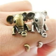 thumbnail image 5 of Maya's Grace Adjustable Elephant Ring for Women, Vintage Antique-Style - Bronze, 5 of 7