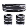 thumbnail image 1 of Ensemble de Bandeaux de Sudation 1 Bandeau et 2 Bracelets pour Sports et Plus, 1 of 2