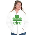 thumbnail image 4 of St Patricks Day Ireland Eire Clover Zip Up Hoodie Men's Women's Brisco Brands M, 4 of 6