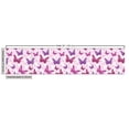 thumbnail image 2 of Ambesonne Hippie Fabric by the Yard Upholstery, Butterflies Colors, 1 Yard, Pink Purple, 2 of 4