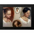 thumbnail image 2 of Unknown 18x14 Black Modern Framed Museum Art Print Titled - Heads, 2 of 5