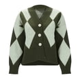 thumbnail image 5 of Cardigan pour Femmes Style Coréen Décontracté Col en V Tricoté Printemps Automne Style Léger Confortable Design Élégant, 5 of 5