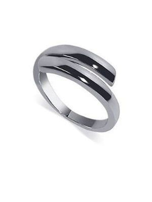 Princess Kylie 925 Sterling Silver Plain Overlap Design Ring