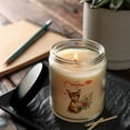 thumbnail image 4 of Happy Valentine's Day Abyssinian holding flowers Soy Wax Candle Cat Lover Kitten Owner Gifts 16oz White Vanilla Candle - 03005, 4 of 5