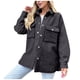 thumbnail image 2 of Chaquetas y abrigos casuales de manga larga sin capucha para mujer, chaqueta de forro polar de manga larga para otoño e invierno, sudaderas casuales, abrigo de mujer con forro grueso, 2 of 8
