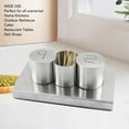 thumbnail image 3 of Stainless Steel Spice Dispenser, Rustproof Salt Pepper Shakers Set Elegant  For Kitchen, 3 of 8
