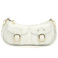 thumbnail image 1 of Bolso de mano para mujer Bolso de viaje femenino simple de PU de gran capacidad (Blanco), 1 of 8