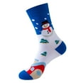 thumbnail image 2 of Adult Novelty Christmas Socks Festive Santa and Bells Design Multi Pack for Holiday, 2 of 3