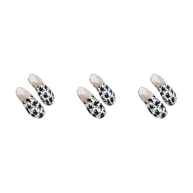 Minnieouse Lote de 2 zapatillas suaves y transpirables para mujer, para noches acogedoras en zuecos y mules para mujer, zapatos de lona con Type1 NO1