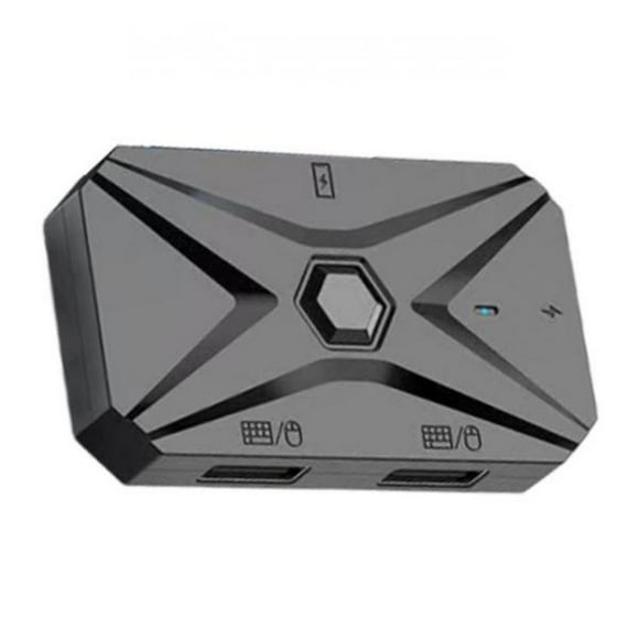 2x Adaptador convertidor de y ratón para juegos portátil Switch Lite, más controlador cruzado para juegos móviles