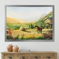 thumbnail image 3 of Designart 'Sunrise In The Mountains With Horse' Farmhouse Framed Art Print, 3 of 4