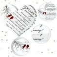 thumbnail image 3 of 25Th Years Of Marriage Gift Wedding Anniversary Heart Marriage Keepsake Decoration Gift For Couple Parent Women Mom Husband Wife, 3 of 6