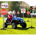 thumbnail image 3 of Kiddie Play Traffic Light and Road Signs Toy Kit for Kids, 5 Street Signs & 1 Stop Light 6-Piece Set, 3 of 5