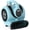 Blue, variant on ALORAIR 600 CFM Air Mover Blower Fan for Industrial, Workshop, and Home Use - 3 Speeds, 5 Adjustable Angles and Daisy Chain - Ideal for Water Damage Restoration and Plumbing - GF600A Red