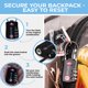 thumbnail image 2 of Mochila SHYLERO Clear X-Large 32L con cierre TSA - Negra, 2 of 9
