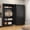 Black Square, variant on Polup 71" Tall Modern Armoire Wardrobe Closet with Hanging Rod, Clothing Storage Cabinet,White Steel Assembly