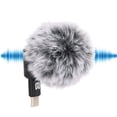 thumbnail image 4 of Smartphone Microphone, Sensitive Sound Pickup Adjustable 74dB Phone Noise Reduction Microphone Metal  For Outdoor Type C -40db±3db, 4 of 8