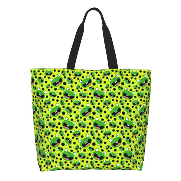Easygdp Frogs Bolsas Tote para Mujer, Bolsos de Hombro para Viaje, Bolsos de Mano de Gran Capacidad para Compras y Trabajo