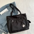thumbnail image 3 of Bolso de viaje de gran capacidad Minnieouse de lona alta resistencia con múltiples cremalleras Negro, 3 of 6