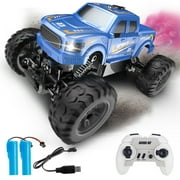 RC Cars Remote Control Car 1:16 Off Road RC Pickup Monster Truck for Boy Adult Gifts All Terrain Hobby Car 4WD Dual Motors LED Headlight Rock Crawler